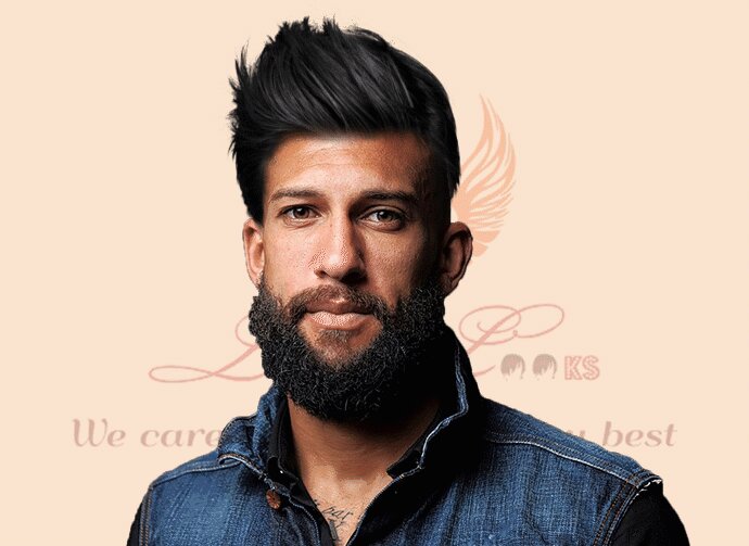 men custom stylish wig